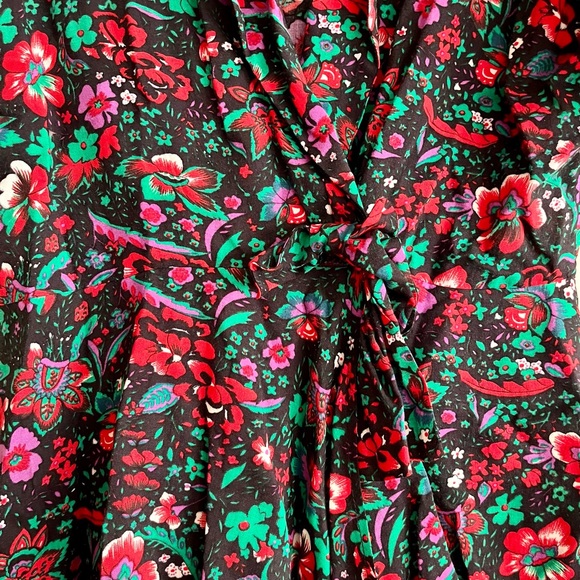 Vintage Yves Saint Laurent European Design Flower Dress - Picture 2 of 9